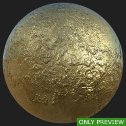 PBR Substance Material of Gold #5